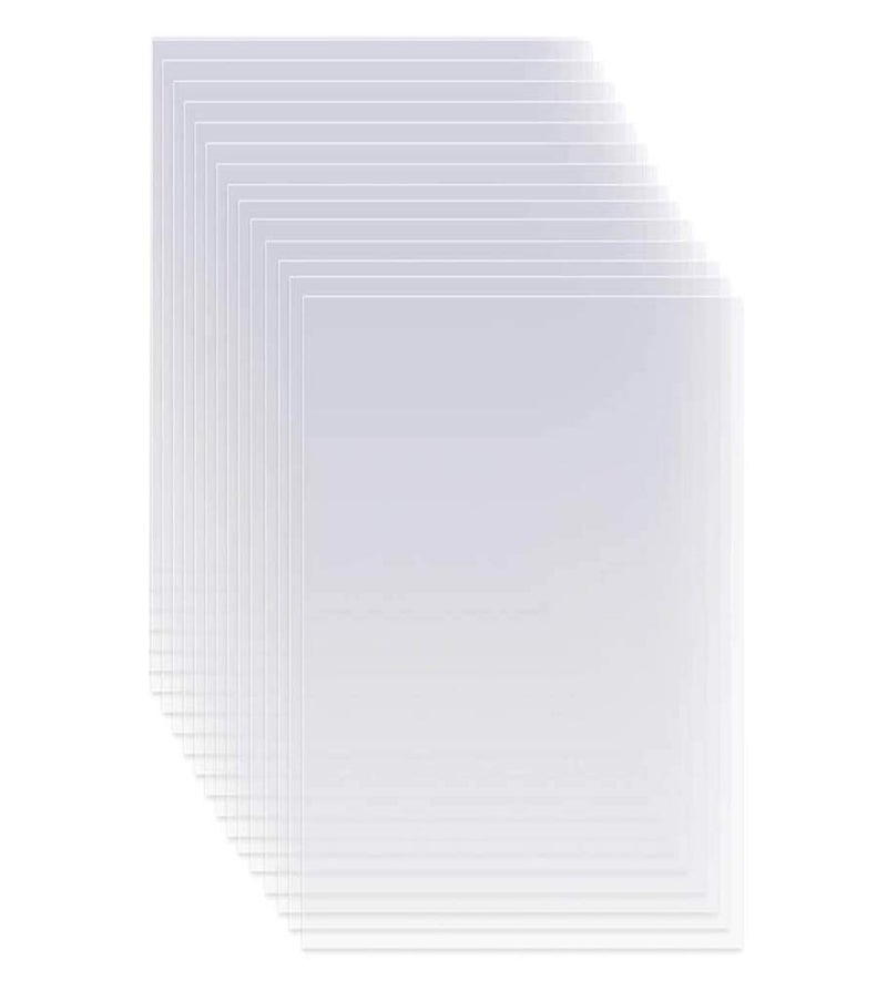 EGOSKY 15 Pack 6 Mil Clear Mylar Stencil Sheets, 12" x 24" Blank Stencils, Reusable Template Material, Make Your Own Stencil Compatible Vinyl Cutting Machine - Image 1